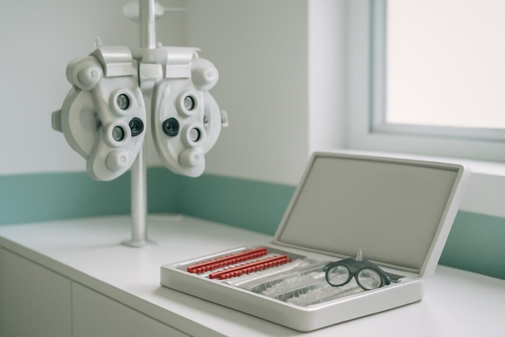 Illustrative Ophthalmology motif (AI-generated)