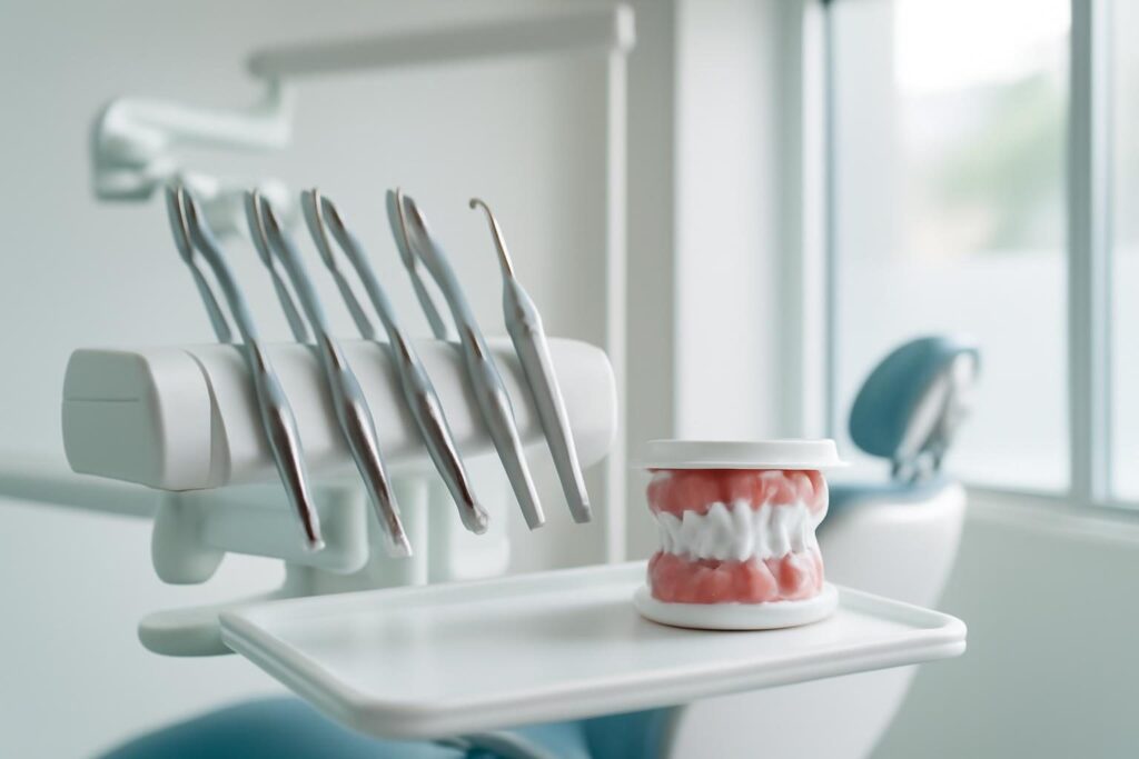 Illustrative Dentistry motif (AI-generated)