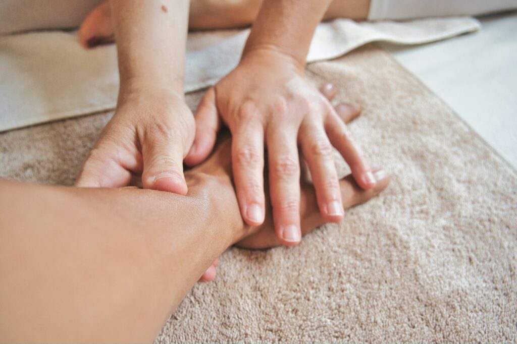 Manual lymphatic drainage and massage