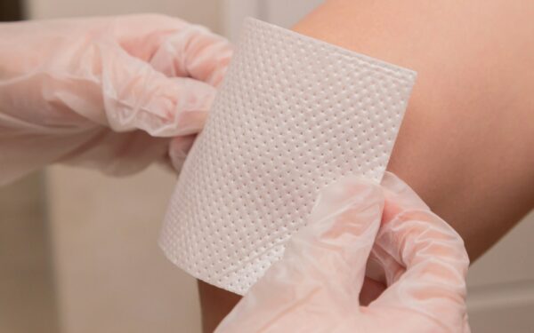 Applying a bandage